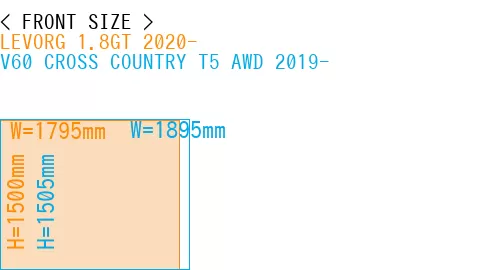 #LEVORG 1.8GT 2020- + V60 CROSS COUNTRY T5 AWD 2019-